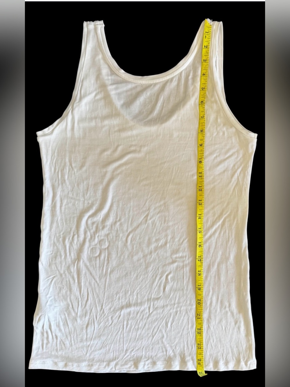 Majestic Filatures Paris size 3 (M) Women's White Soft Touch Tank Top Superwash - Picture 8 of 9